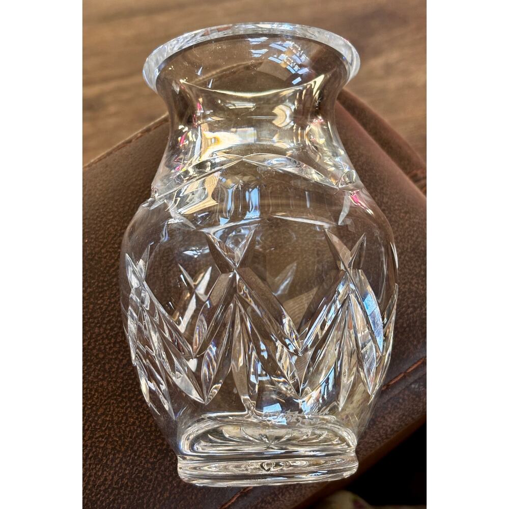 Waterford Crystal Vase Signed 2002 Retired from 8th edition Mother’s Day